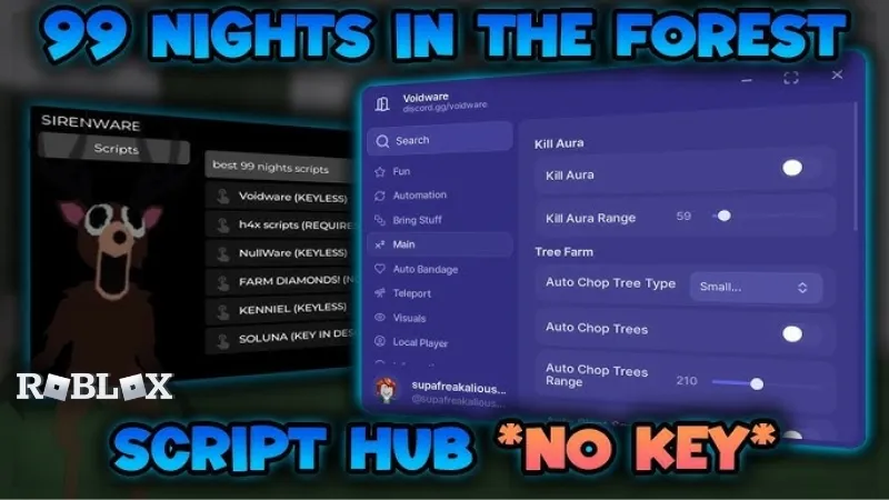 Script 99 Nights In The Forest La Gi