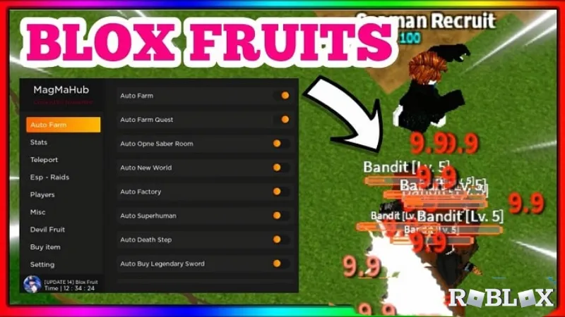 Tinh Nang Noi Bat Trong Hack Blox Fruits