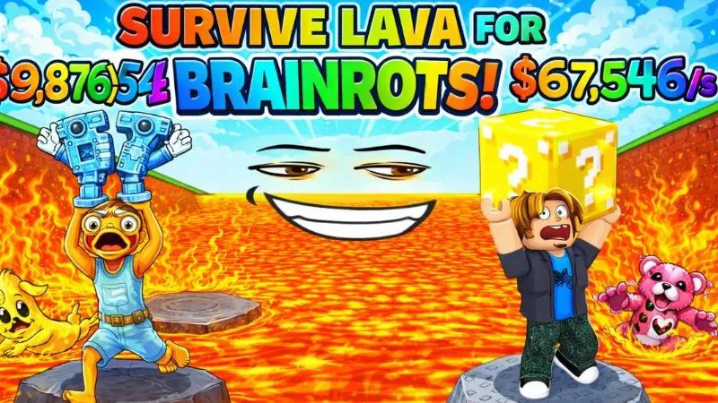 Tính Năng Nổi Bật Trong Hack Survive LAVA for Brainrots