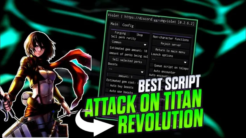 Tính Năng Của Script Attack On Titan Revolution