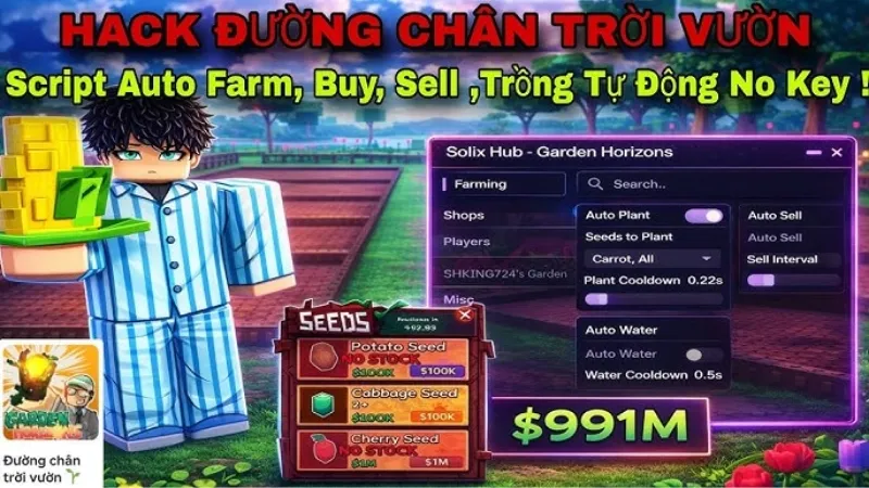 Tính Năng Script Trong Garden Horizons