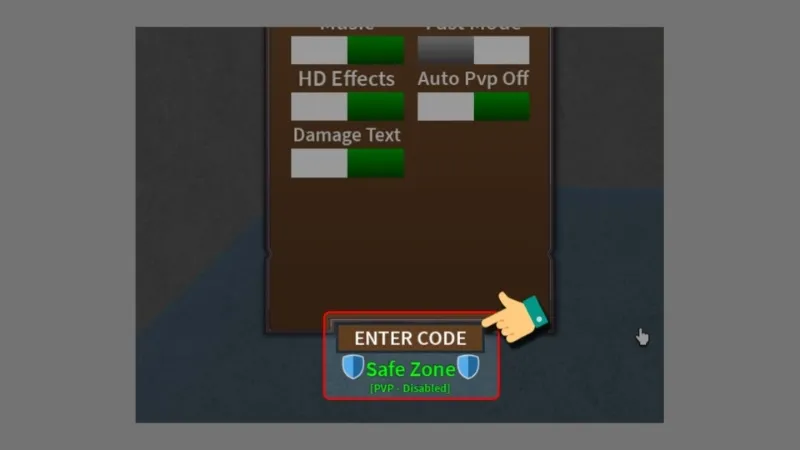 Nhập mã code King Legacy