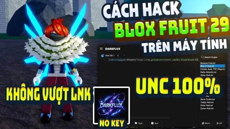 Hướng Dẫn Cài Đặt DarkFlux Executor Trên PC