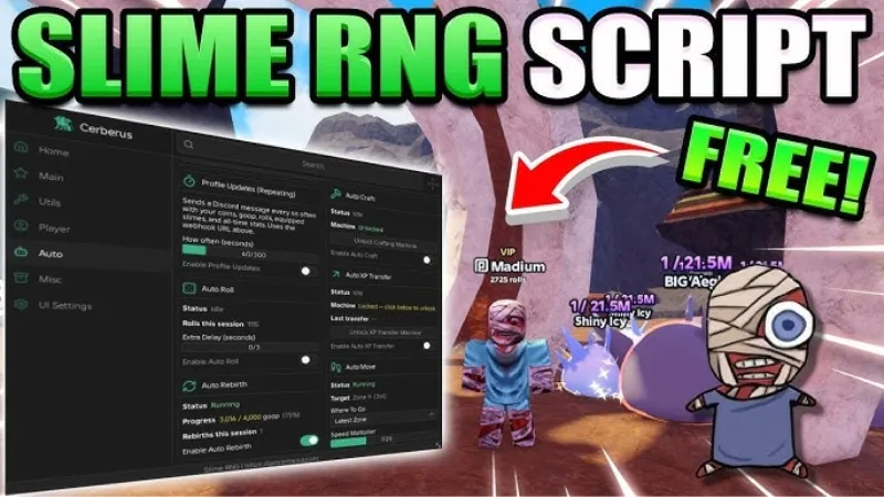 Điểm Thu Hút Trong Slime RNG
