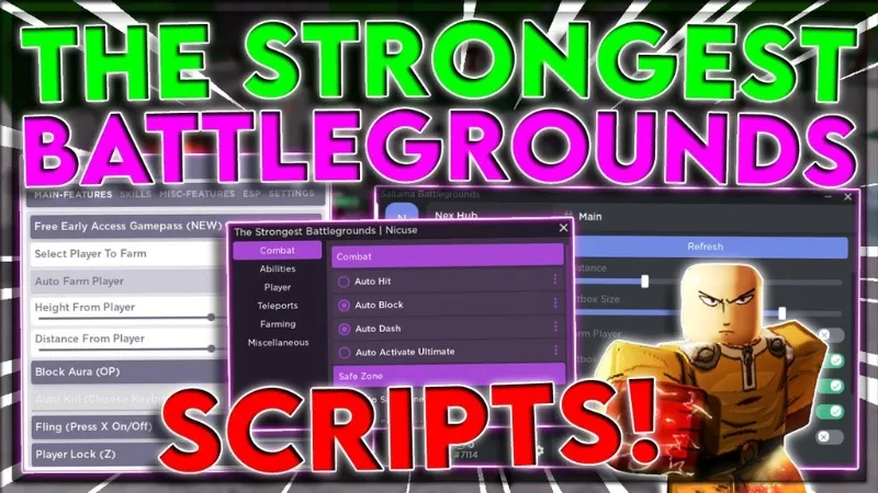 Điểm Thu Hút Trong The Strongest Battlegrounds